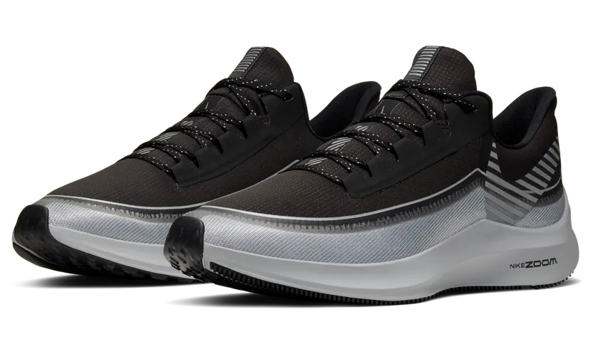 Nike Zoom Winflo 6 Shield ‘Reflect Silver’ Black/Reflect Silver/Wolf Grey (BQ3190-001)