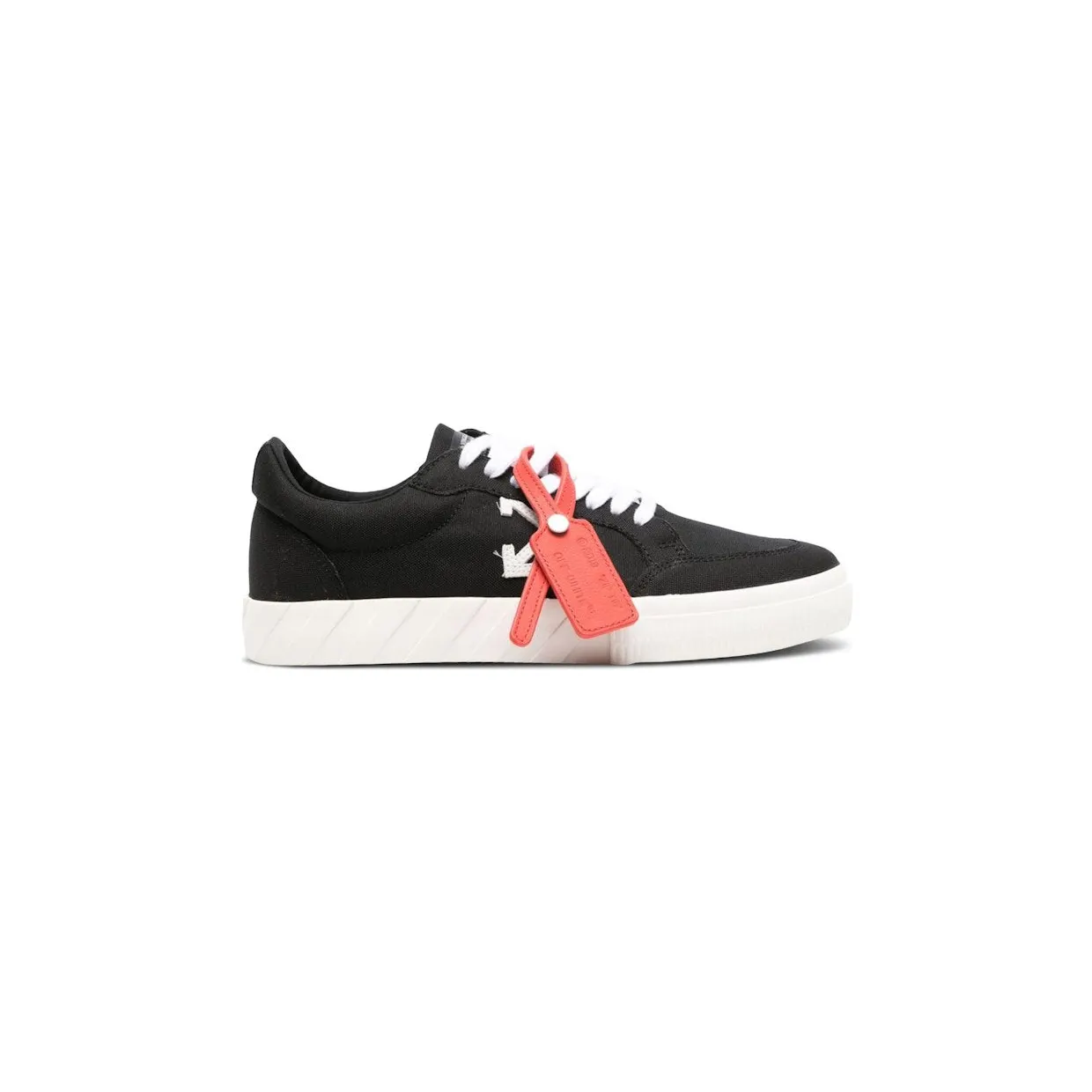 OFF-WHITE Vulc Low Black White (OMIA085C99FAB007-1001)