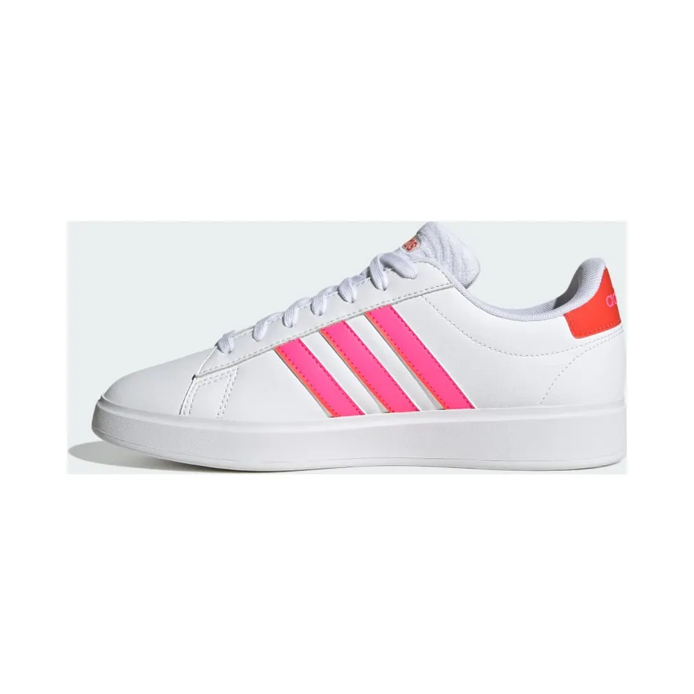 adidas Grand Court 2.0 Cloud White / Lucid Pink / Bright Red (ID4483)