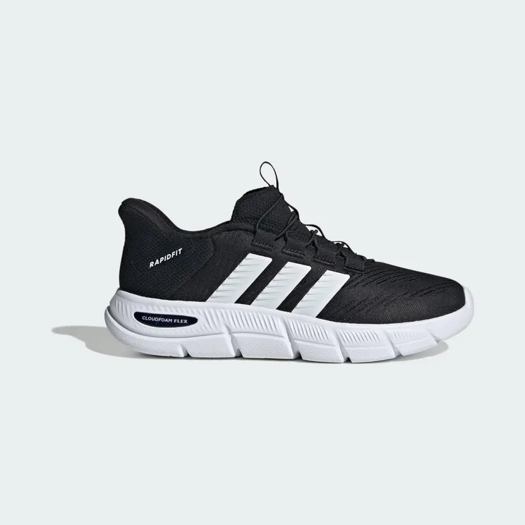 adidas Cloudfoam Flex Rapidfit “Core Black / Cloud White / Silver Metallic” (HP7002)
