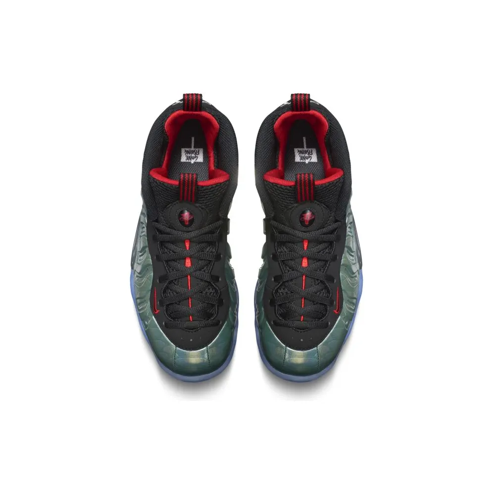 Nike Air Foamposite One Gone Fishing (GS) Dk Emerald/Black-Challenge Red (644791-300)
