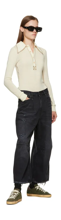 Golden Goose Khaki Super-Star Classic Low-Top Sneakers (GWF00101.F003178.35810) (5)