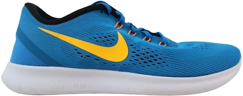 Nike Free RN Heritage Cyan/Laser Orange-Black-Blue Spark (831508-402)
