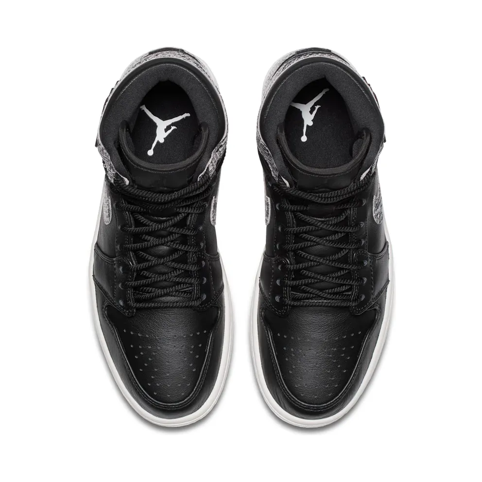 Jordan 1 Retro High Black Snake (W) Black/Black-Phantom (AH7389-014)