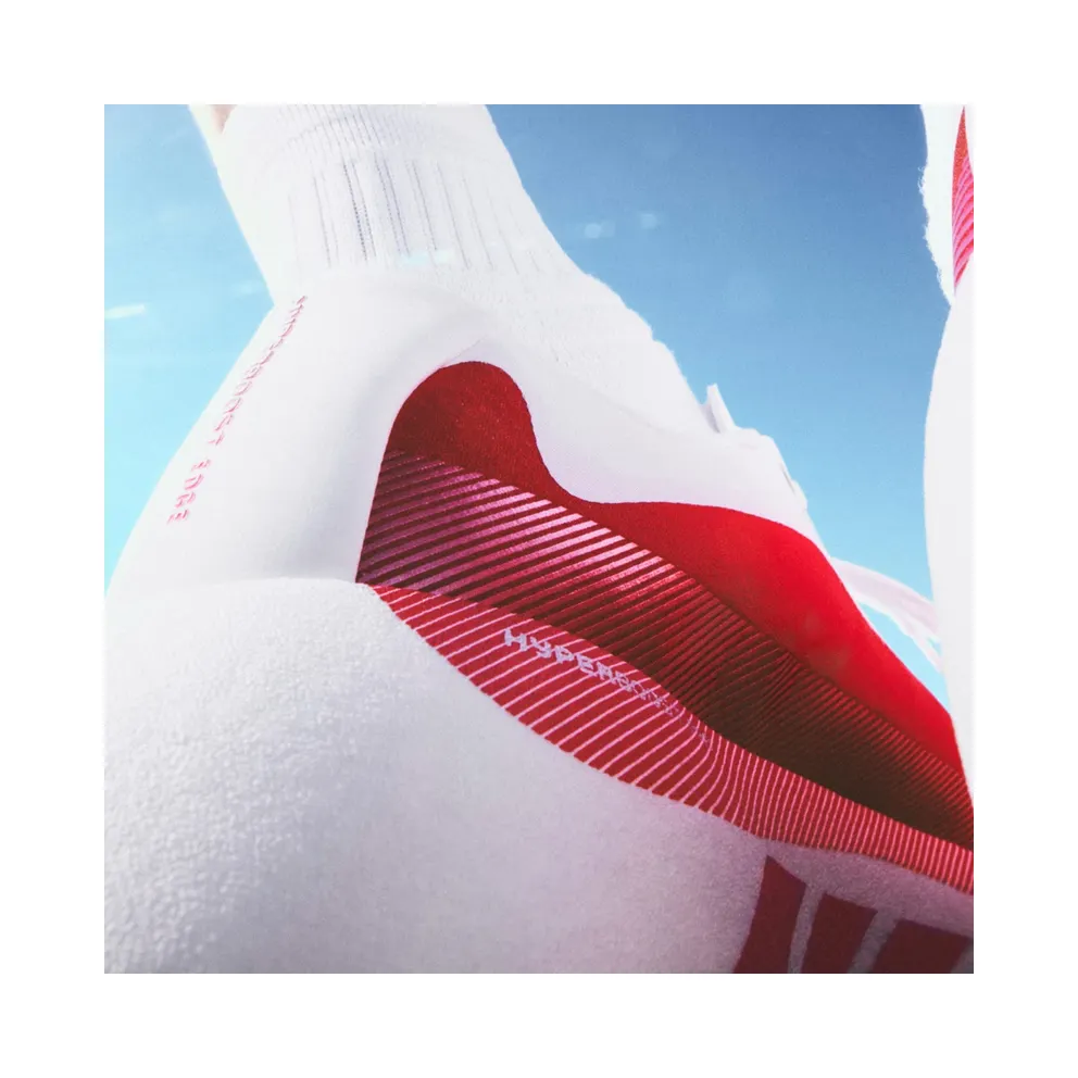 Adidas Hyperboost Edge Running Shoes Cloud White / Pure Ruby / Zero Metalic (KI1913)