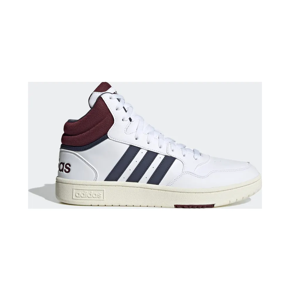 adidas Hoops 3.0 Mid Lifestyle Basketball Classic Vintage Schuh Cloud White / Shadow Navy / Shadow Red (HP7895)