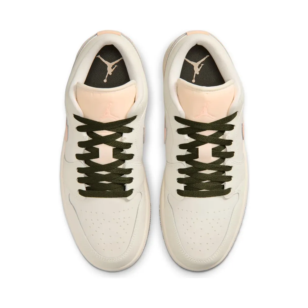 Jordan 1 Low “Sail Crimson Tint Khaki” (DC0774-111)