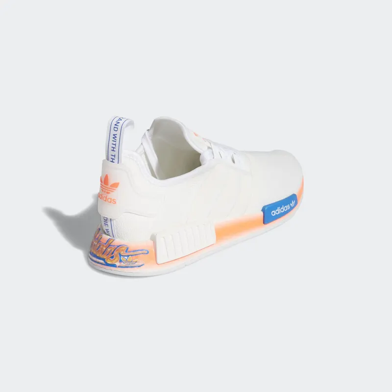 adidas NMD_R1 Cloud White Orange Cloud White/Cloud White/Cloud White (FV7852)