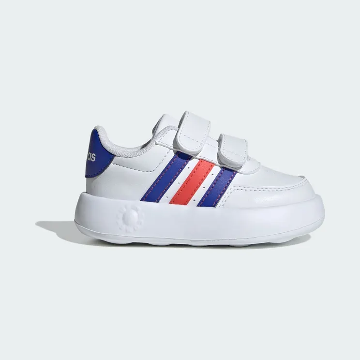 adidas Breaknet 2.0 Shoes Kids “Cloud White / Lucid Blue / Bright Red” (ID5278)