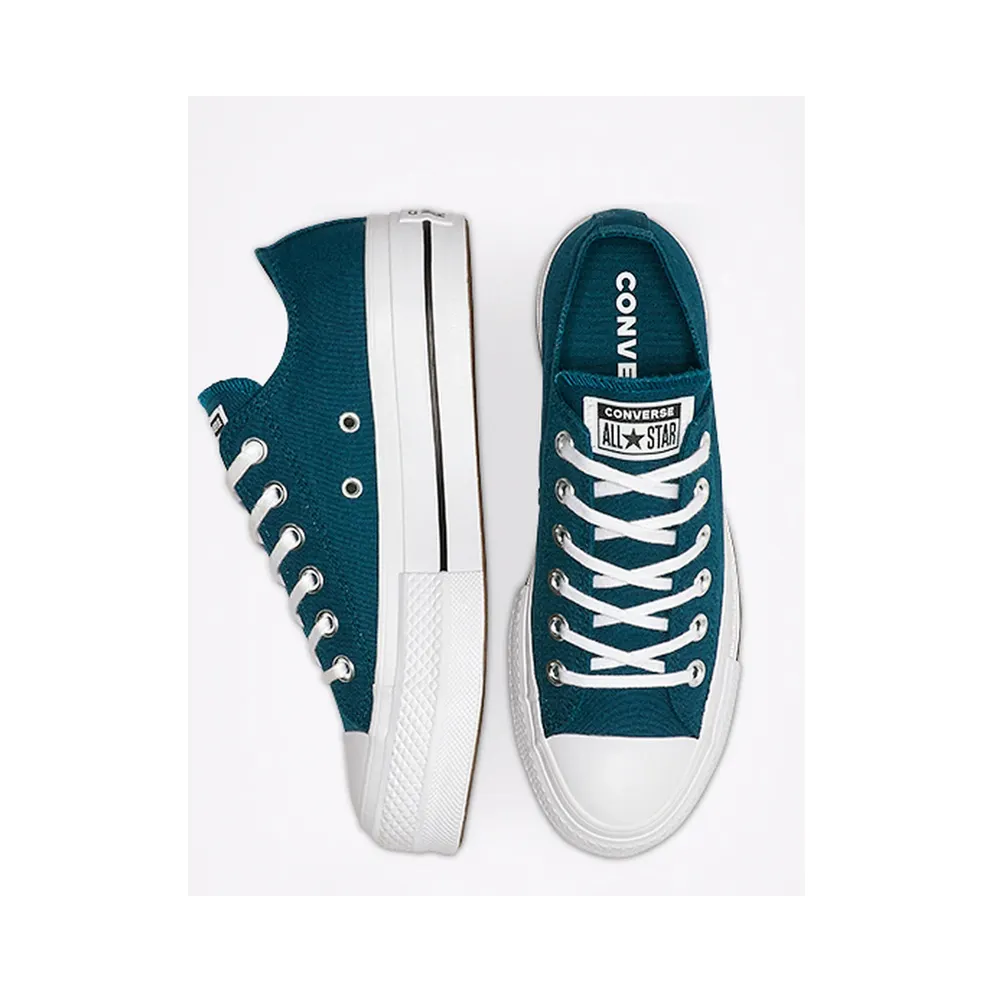 Converse Chuck Taylor All Star Lift Ox “Midnight Turq/White/Black” (566283C)