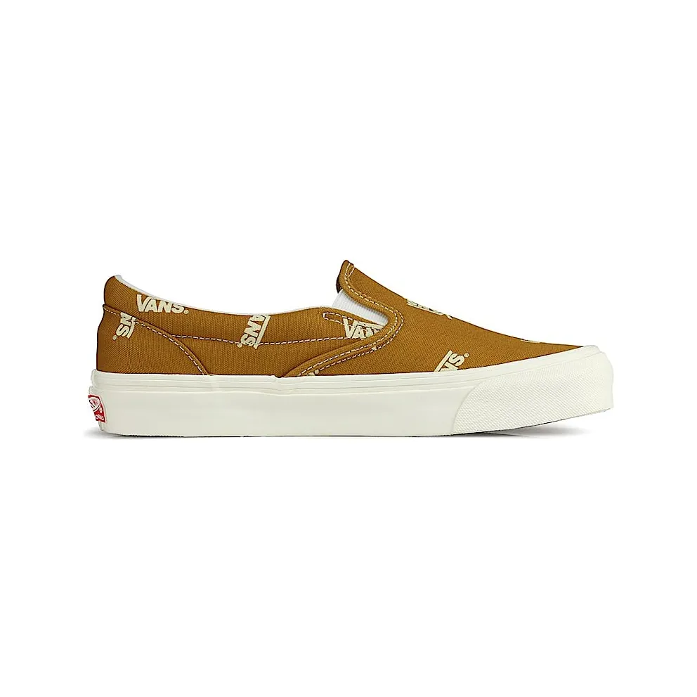 Vans Slip-On Multi-Logo Brown Buckthorn Brown/Rutabaga (VN0A45JKVQG)
