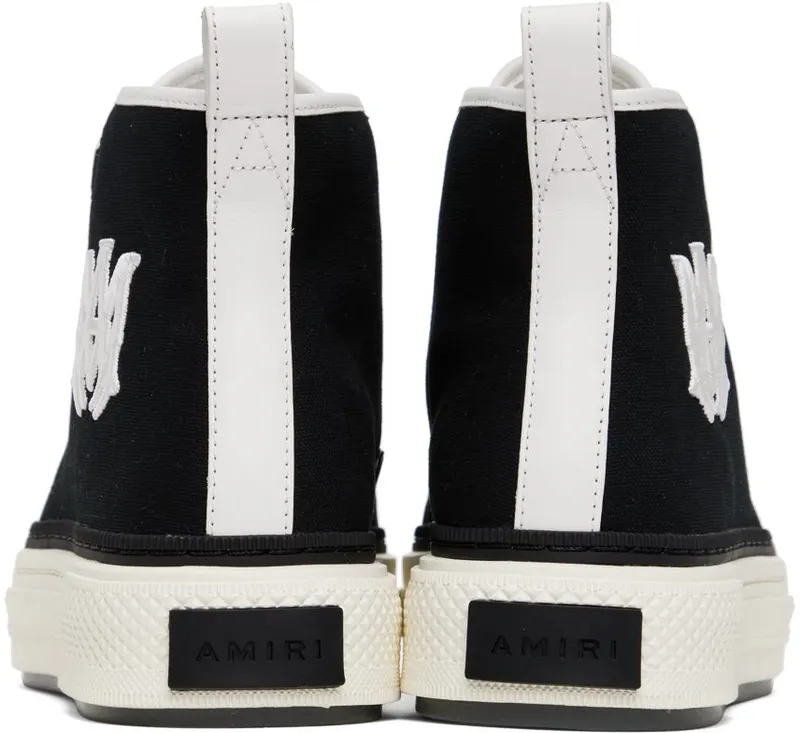 Amiri Black & White M.A. Court BLACK / WHITE-CANVAS (AW22MFS015)