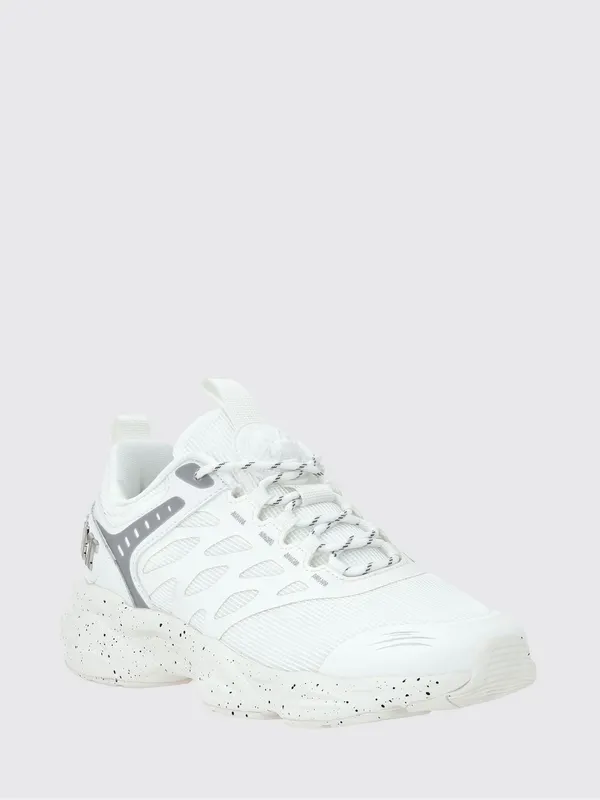 Plein Sport Venom Striker Gen. X.05 Low-Top Sneakers in Mesh with Rear Logo White (SAESUSC0740STE003N01)