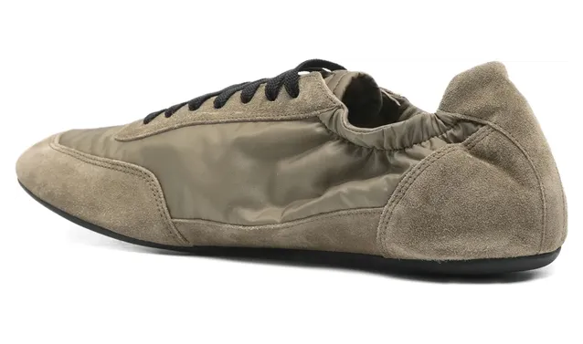 Prada Collapse Re-Nylon and Suede Elasticized “Green” (2EG479 F G001 D7C F0393) (2)