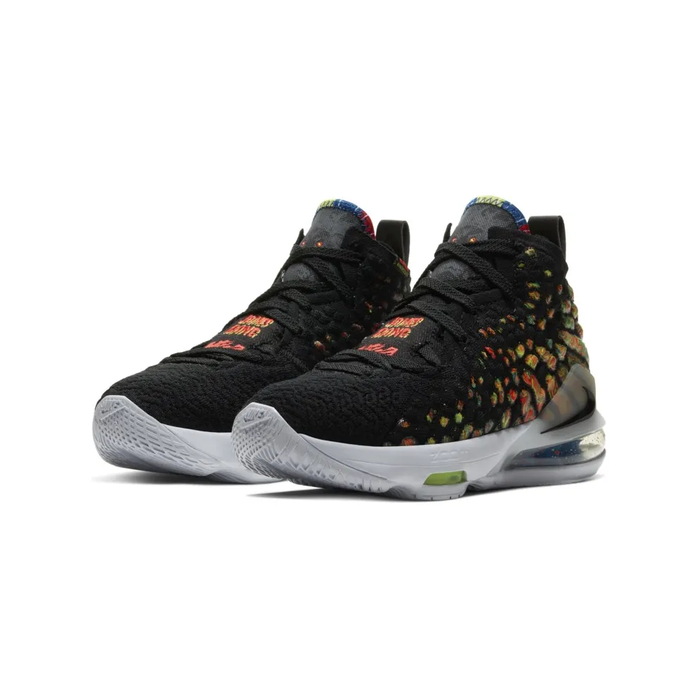 Nike LeBron 17 James Gang (GS) Black/Black-Multi-Color (BQ5594-005)