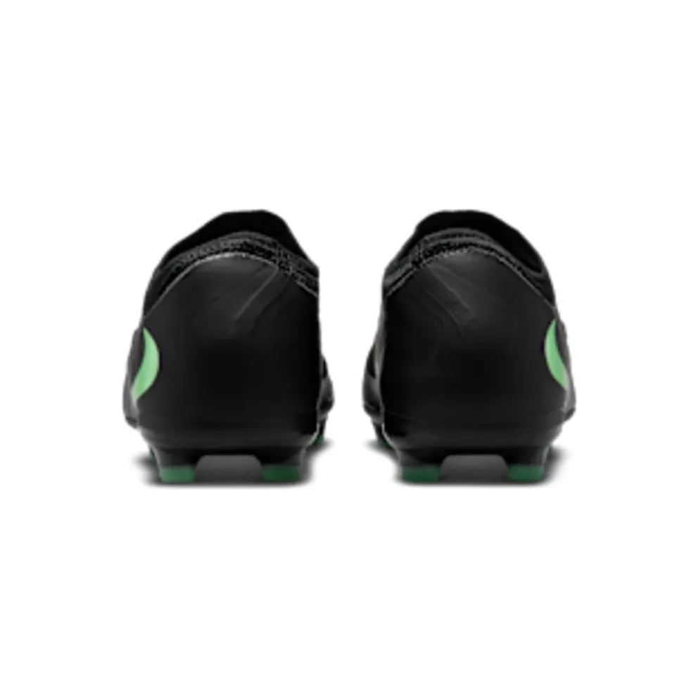 Nike Jr. Phantom 6 Low Pro ‘ Multi-Ground “Black / Illusion Green” (HM9204-001)