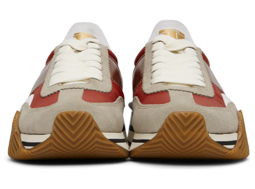 TOM FORD White & Grey James Sneakers (J1292T-LCL246) (2)