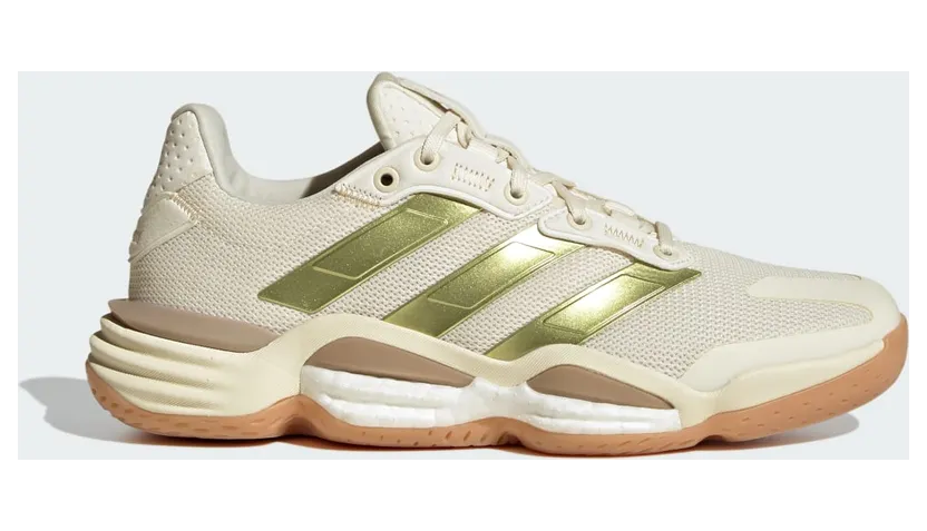 Adidas Stabil 16 Indoor Off White / Gold Metallic / Crystal Sand (JP9764)