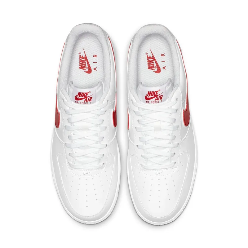 Nike Air Force 1 07 White Red (2019) (AO2423-102)
