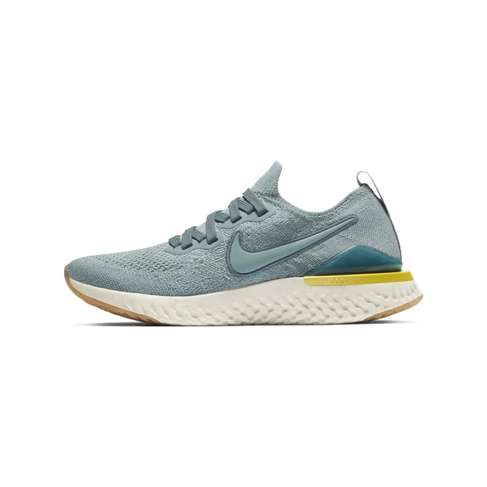Nike Epic React Flyknit 2 Aviator Grey (GS) Aviator Grey/Black/Blue Fury (AQ3243-005)