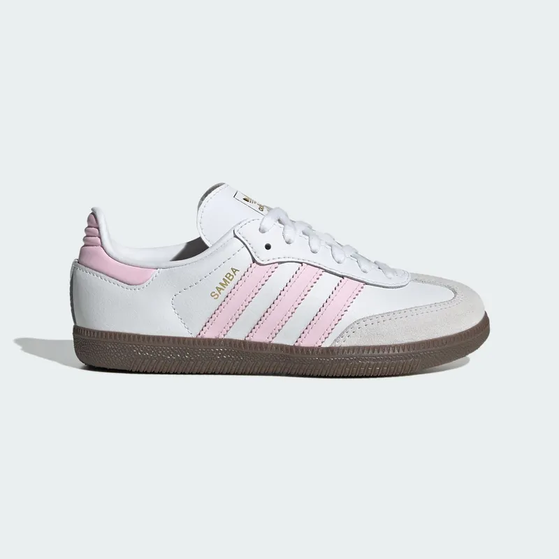 Adidas Samba OG Shoes Cloud White / Clear Pink / Gum (JQ2849)
