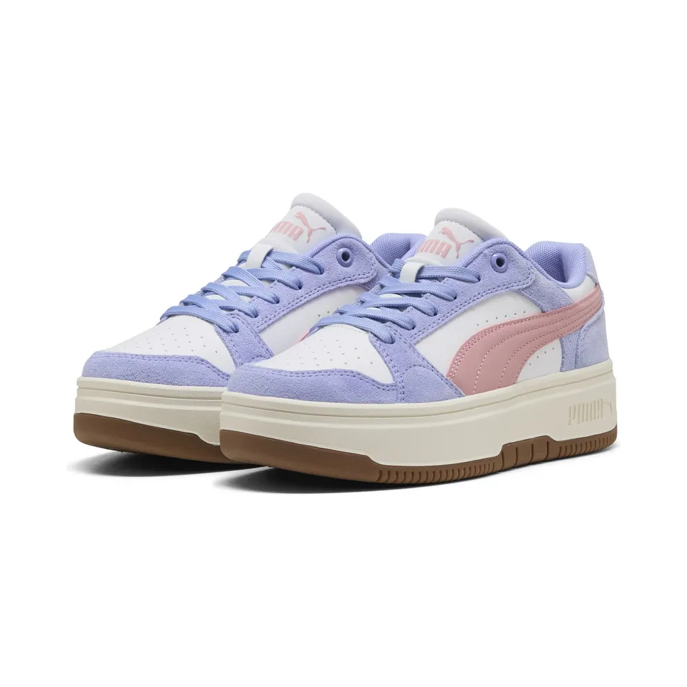 Puma Rebound Femme Low Suede “Intense Lavender / Rosy Outlook / Puma White” (402593_09)