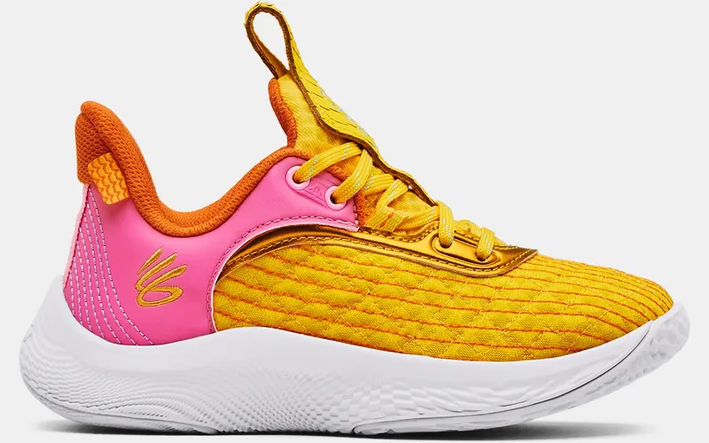 Under Armour Basketball Shoes Pre-School Curry 9 Yellow (3024250-702)