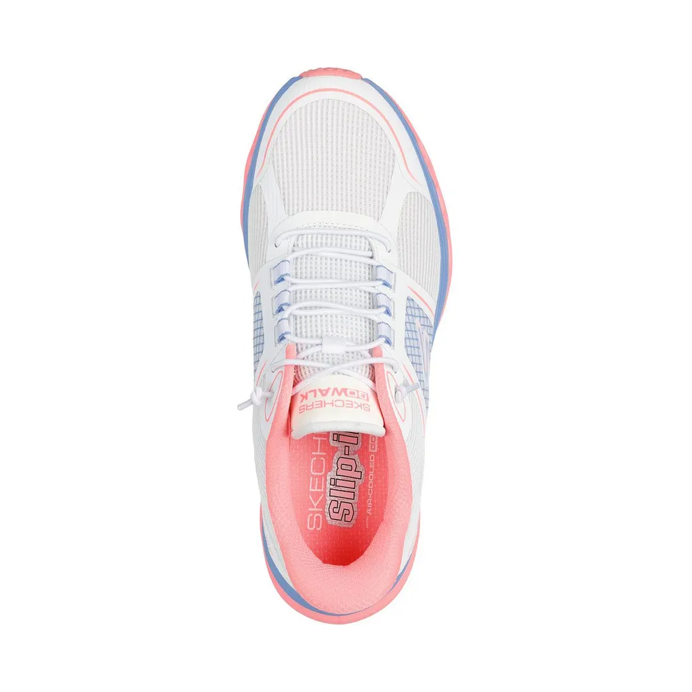 Skechers Slip-ins: GO WALK Glide-Step 2.0 – Elektra – White / Multi (125121 WMLT)