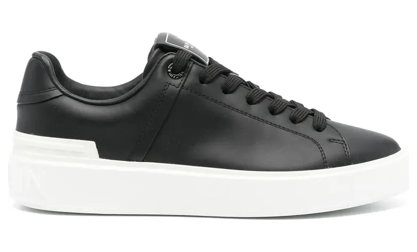 Balmain B-Court Slip-On-Sneakers – Schwarz (DN1VI690LVTR)