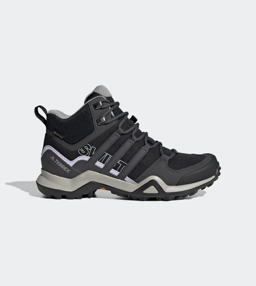 adidas Terrex Swift R2 Mid GORE-TEX Hiking Core Black / Dgh Solid Grey / Purple Tint (EF3357)
