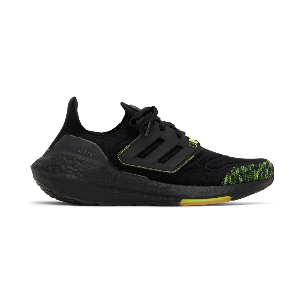 adidas Originals Black & Yellow Ultraboost 22 Sneakers (GX5915)