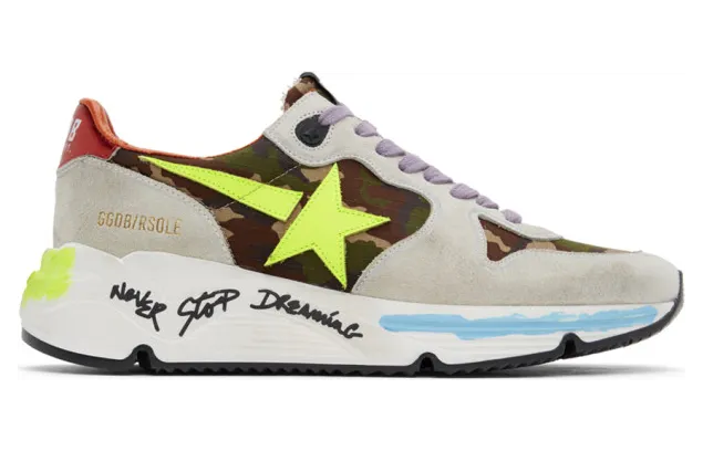 Golden Goose Multicolor Running Sole Sneakers (GMF00126.F000407.8036)
