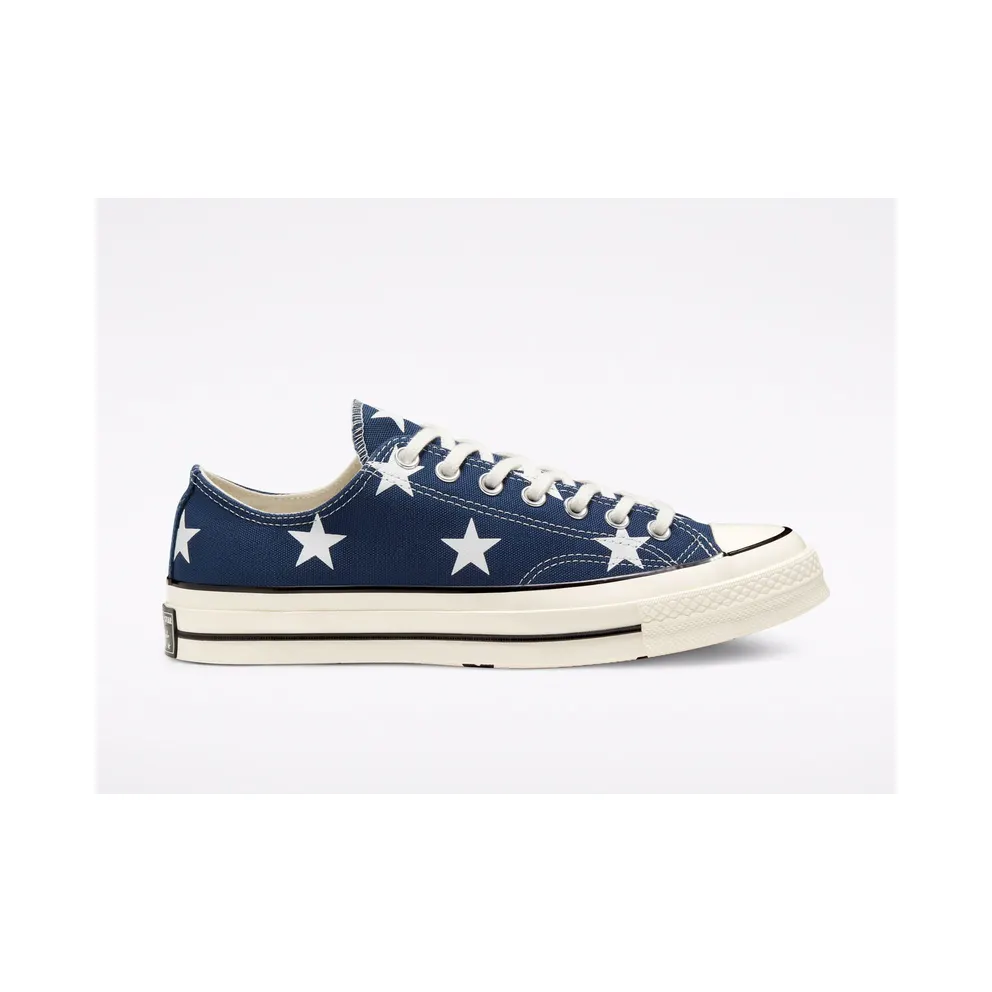 Converse Chuck 70 Low ‘Archival Stars Print’ Navy/White/Egret (167812C)