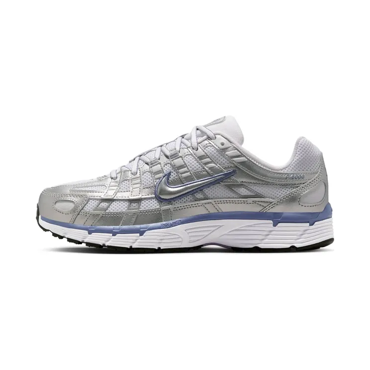 Nike P-6000 “Metallic Silver / White / Black / World Indigo” (BV1021-014)