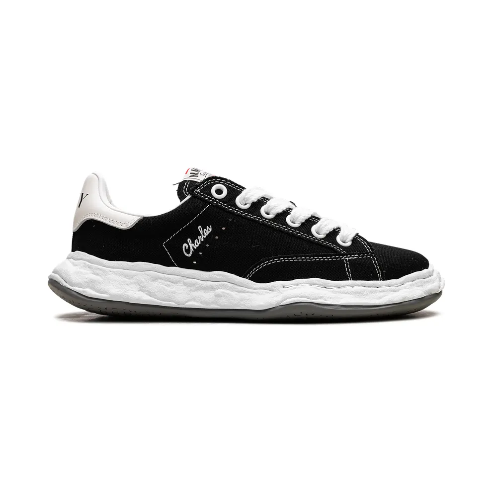 Maison Mihara Yasuhiro Charles Original Sole Low Canvas “Black” (A12FW703-BLK)