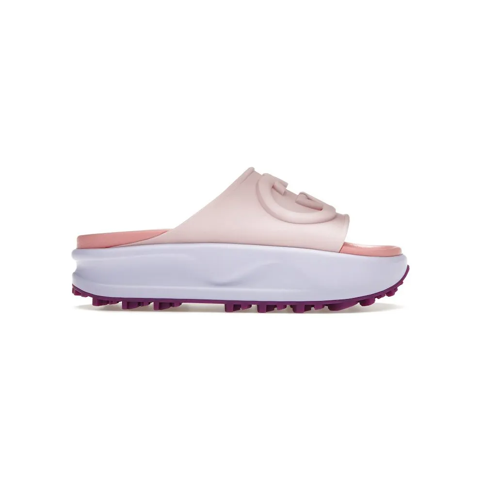 Gucci Interlocking G Slide Pink Purple (692845 JF000 5823)