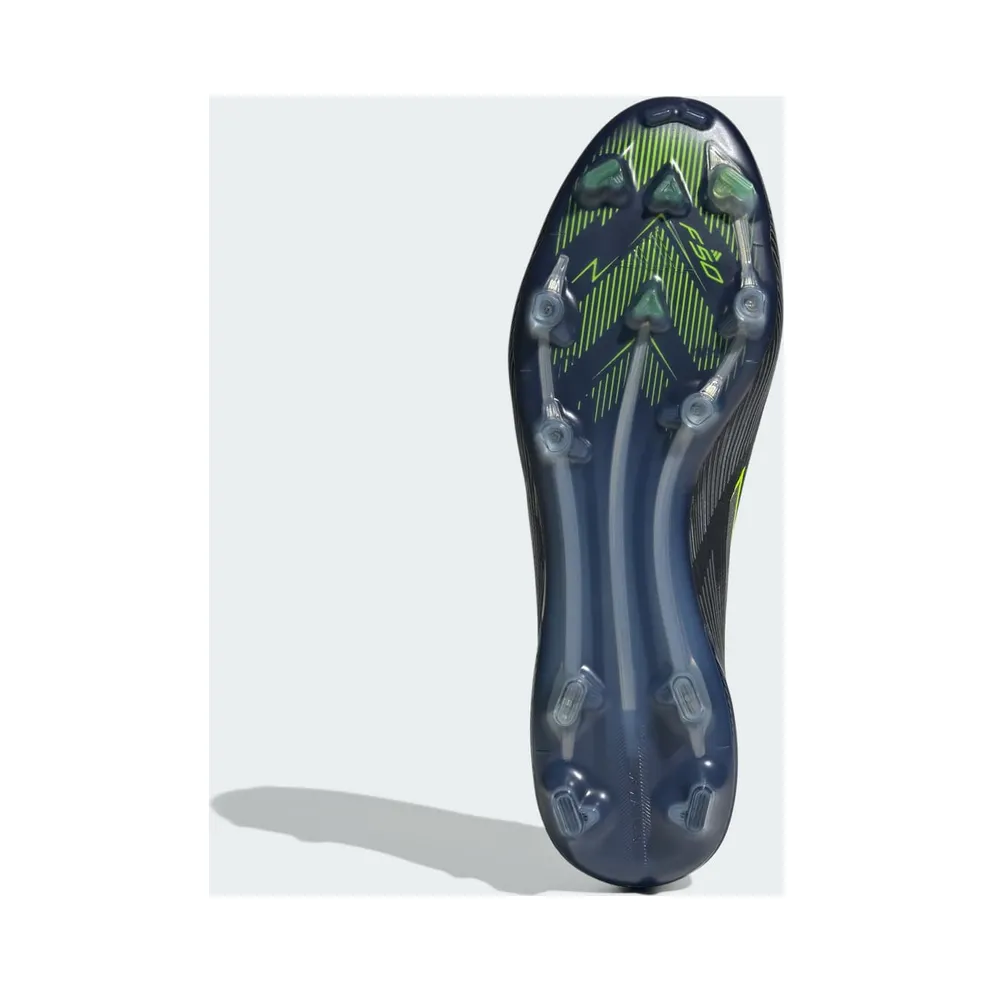 adidas F50 Elite Firm Ground Boots “Core Black / Iron Metallic / Lucid Lemon” (JH7616)