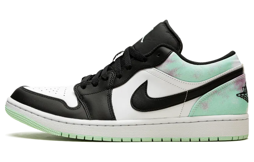 Air Jordan 1 Low Easter Pastel Tie-Dye (GS) – “Black / Blue” (DQ2514-100)
