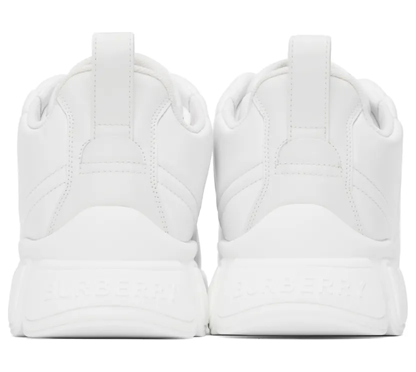 Burberry White Quilted Leather Classic Sneakers (8057364) (2)