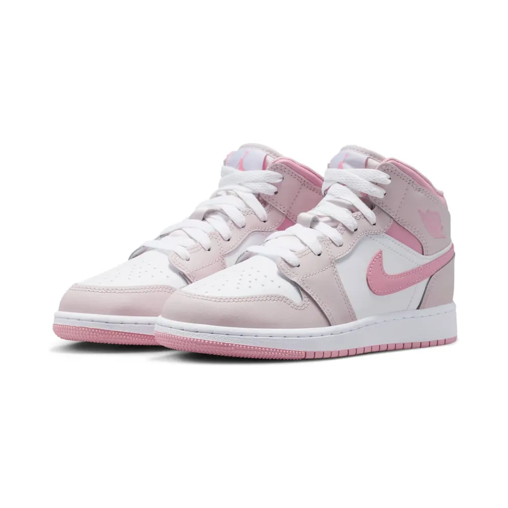 Jordan 1 Mid GS “Pearl Pink” (DQ8423-600)