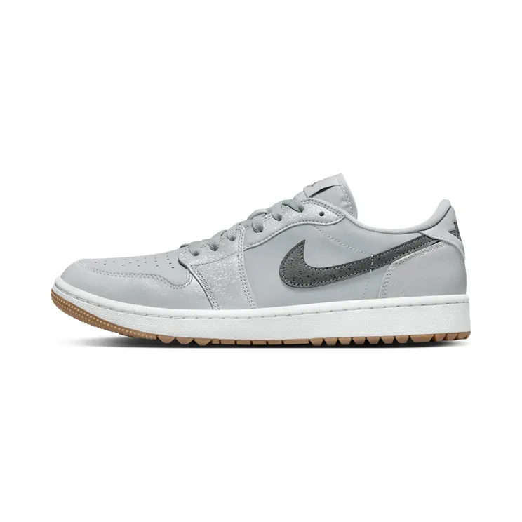 Air Jordan Retro 1 Low GOLF “Wolf Grey / White / Gum Medium Brown / Iron Grey” (DD9315-006)