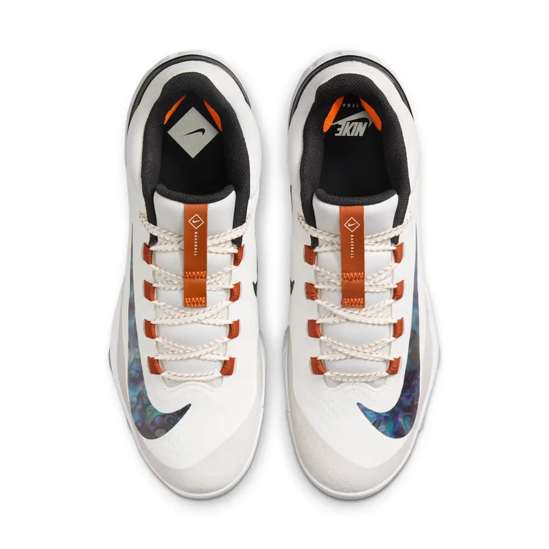 Nike Alpha Huarache Elite 4 Low MCS Summit White Phantom Dark Russet Royal Pulse (FZ8652-100)
