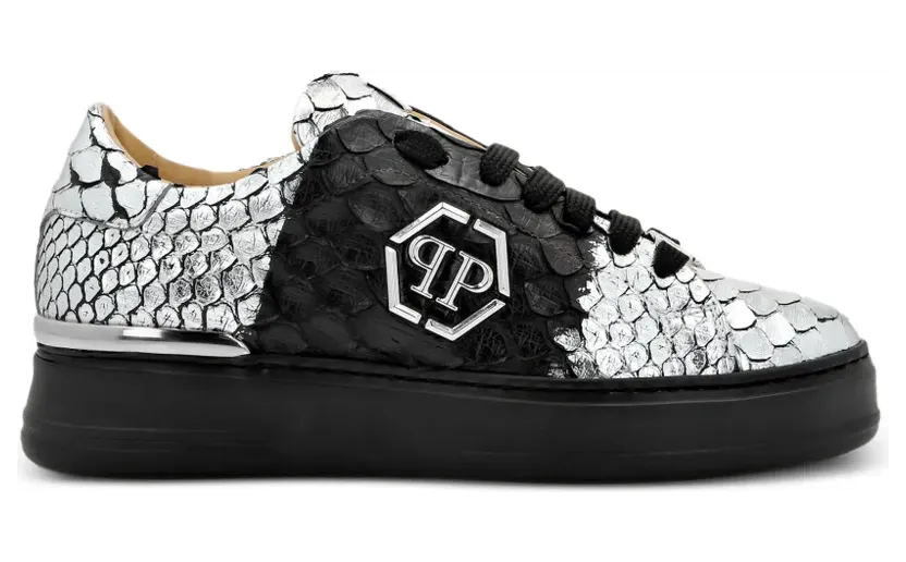 Philipp Plein Sneakers mit Schnürung – Grau (PADSUSC0558PLE029P)
