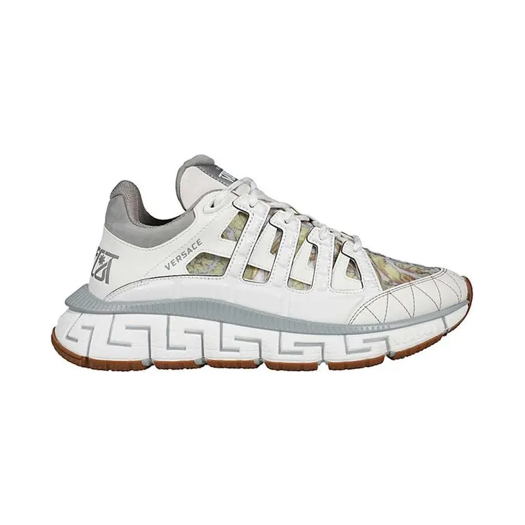 Versace Trigreca White Grey Barocco Print (DST539G-D16TCG_D014H)