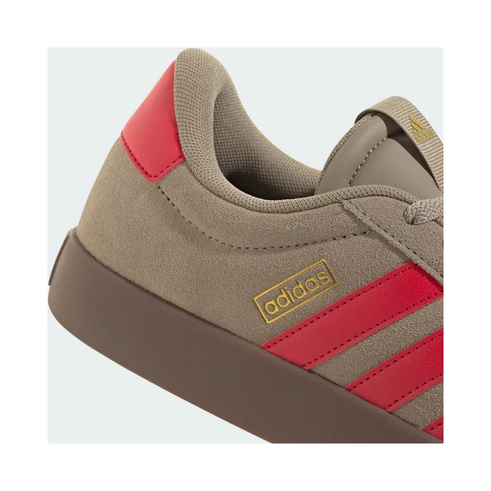 adidas VL Court 3.0 “Blanch Cargo / Pure Ruby / Gold Metallic” (IH4032)