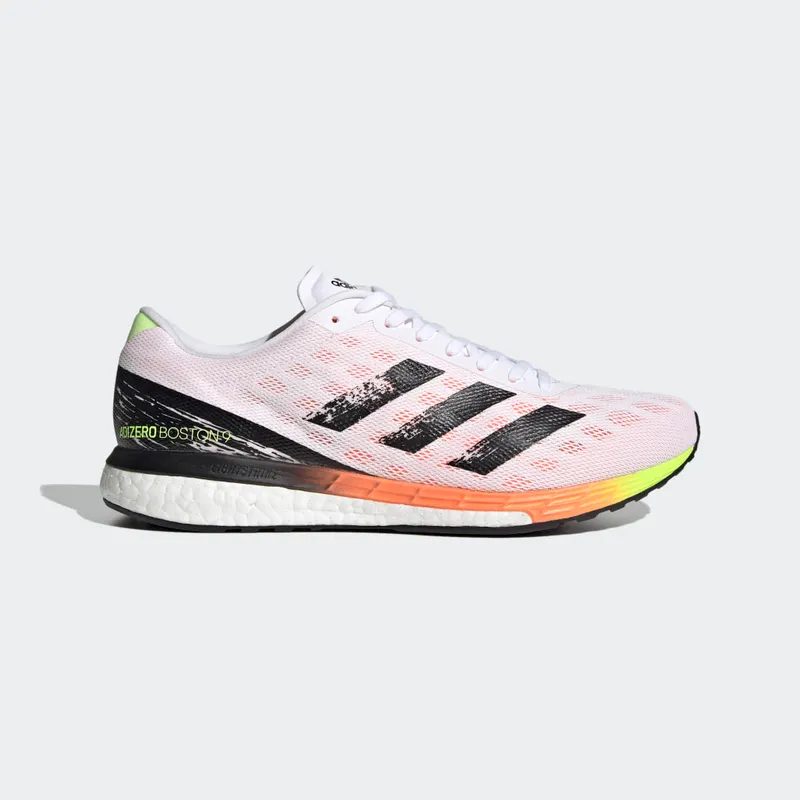 adidas Adizero Boston 9 Cloud White / Core Black / Screaming Orange (H68741)