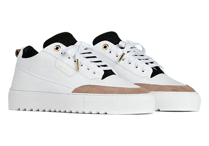 Mason Garments Torino Leather/Stamp White/Creme (FW20-16A)