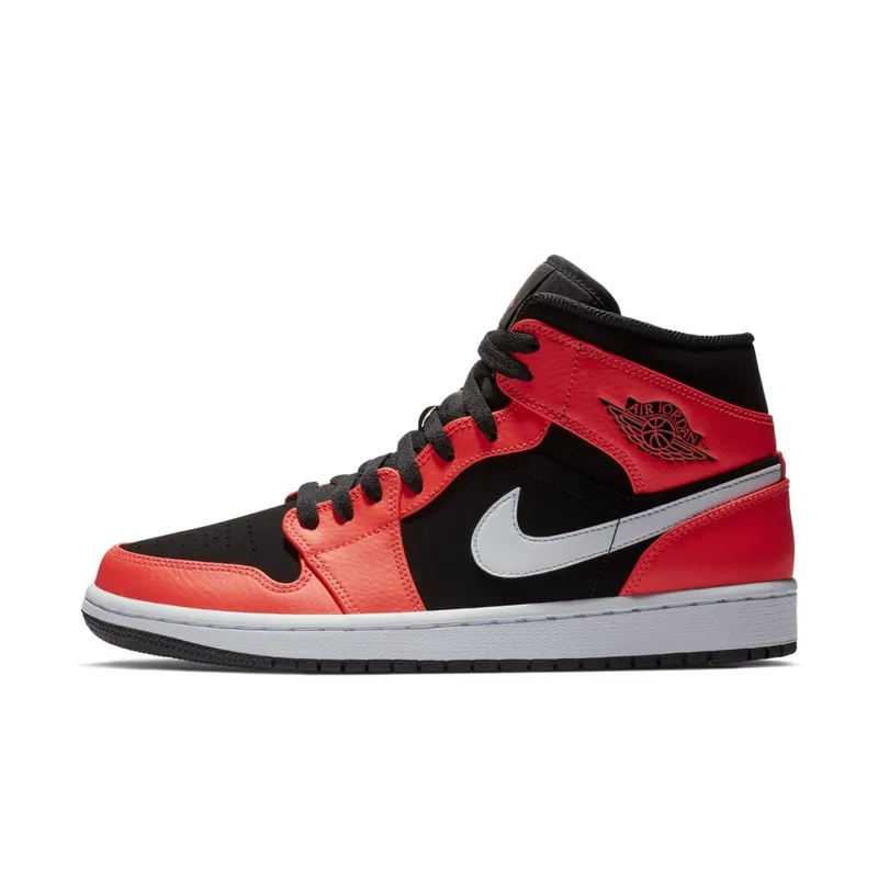 Jordan 1 Mid Infrared 23 Black/White-Infrared 23 (554724-061)