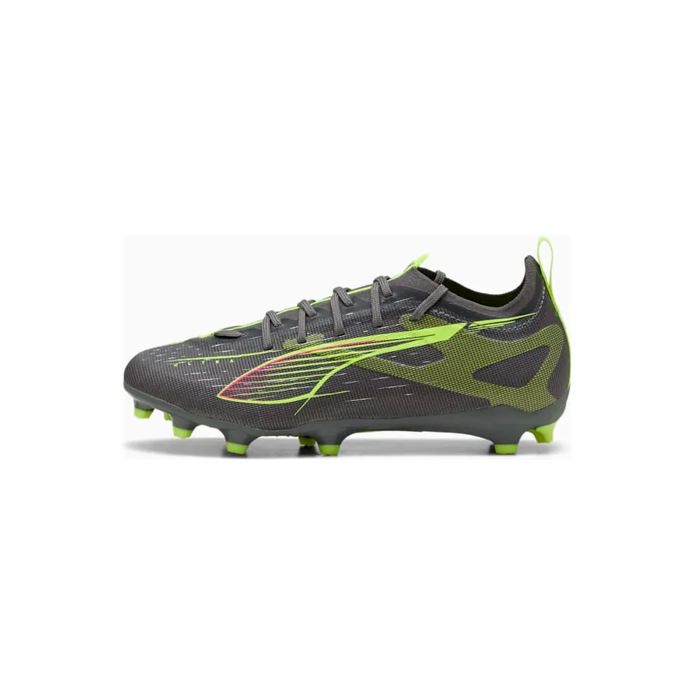 Puma Ultra 5 Pro FG/AG Jr Matte Aged Silver Yellow Alert Sun Struck (108165-03)