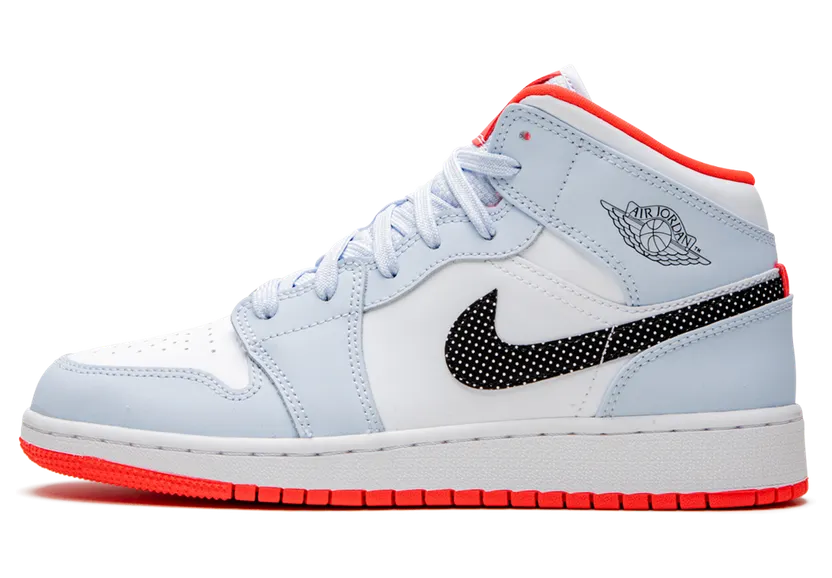 Air Jordan 1 Mid GS Half Blue (555112-400)